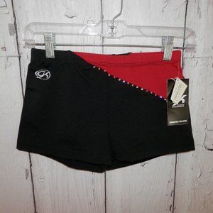 NEW GK Sportswear Adult Large Swarovski Shorts